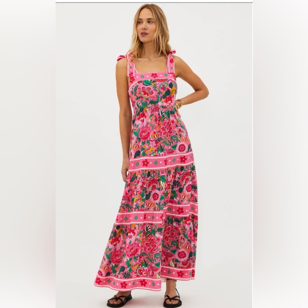 BEACH RIOT - Charlotte Dress Passion Flor